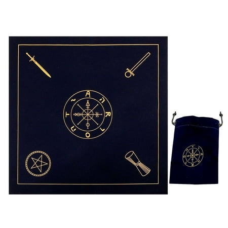 

70*70CM Tarot Card Tablecloth Constellation Astrology Table Cloth