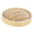 thumbnail image 2 of Canasta de , canasta de de bambú natural hecha a mano / tapa para albóndigas de alimentos, carne, verduras, sum, pescado, arroz Tapa de 10.2 pulgadas Soledad Cesta de vapor de bambú, 2 of 10