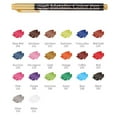 thumbnail image 2 of EGNMCR Pens 1.5ml Color Hard Tip Sign Pen Black Card Painting Pen 20 Colors marker pen, 2 of 8