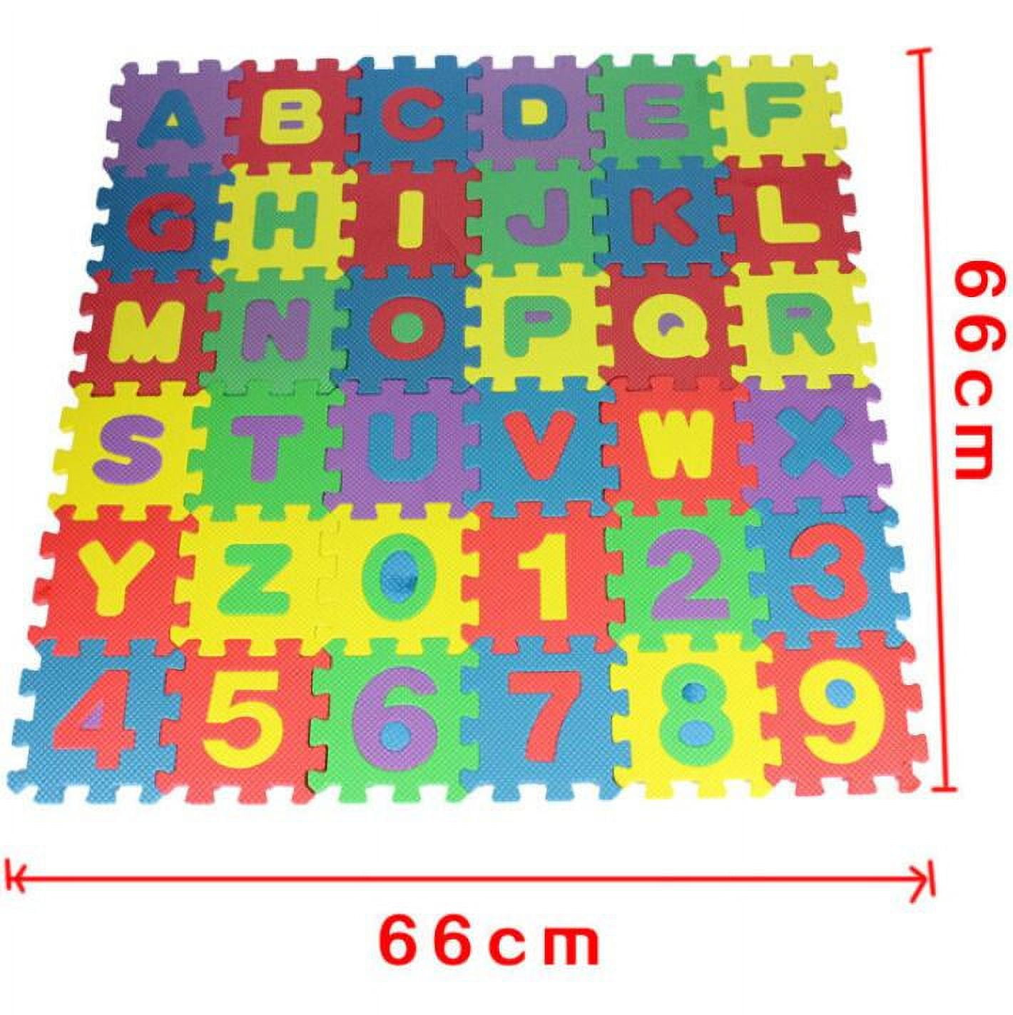 36PCS/Set Large Alphabet Numbers EVA Floor Mat Baby Room Jigsaw