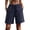 A-Khaki, variant on 2026 Womens Summer Shorts with Pockets 100% Cotton Casual Fashionable Cargo Five Quarter Shorts