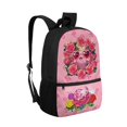 thumbnail image 2 of HUIACONG Floral Pig Kids Backpack for Teen Boys Large Capacity Water Resistant for Back to School Elementary High School Daily Travel, 2 of 6
