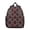 Geometric Oval Red, variant on Geometric Diamond Brown Pattern Backpack for School, Cute School Bag with Adjustable Shoulder Straps and Padded Back, 13.8"x11.4"x6"