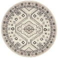 thumbnail image 2 of SAFAVIEH Marrakesh Antilla Southwestern Fringe Area Rug, Ivory/Grey, 6'7" x 6'7" Round, 2 of 9
