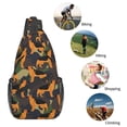 thumbnail image 5 of Lsque German Shepherd Dog Pattern Cross Chest Bag Diagonally – Premium Durable Front Chest Sling with Adjustable Padded Strap, High-Capacity Storage, 5 of 8