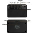 thumbnail image 3 of PinesC Electric Guitar Amp Kit 10W Rechargeable Guitar Practice Amp Mini Portable Plastic for Daily Practice, 3 of 5