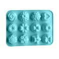 thumbnail image 2 of Bobasndm Flower Shape Chocolate Candy Molds Set,Silicone 12 Cavity Baking Mold Ice Cube Tray for Wedding,Festival,Parties and DIY Crafts, 2 of 9