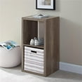 thumbnail image 2 of Linon Lane Two Cubby Open Back Storage Cabinet in Gray Wood, 2 of 11
