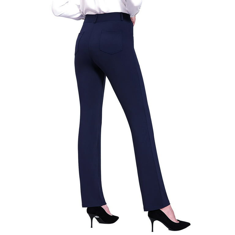Bootcut Yoga Pants for Women Stretchy Work Business Slacks Dress