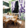 thumbnail image 5 of nqOlkjepod Outdoor Curtains for Patio Waterproof, Botanical Lavender Outdoor Privacy Panels Grommet, Spring Budding Flowers Florals Blackout Outside Curtains for Porch/Cabana 54"x108", 2 Panels, 5 of 8