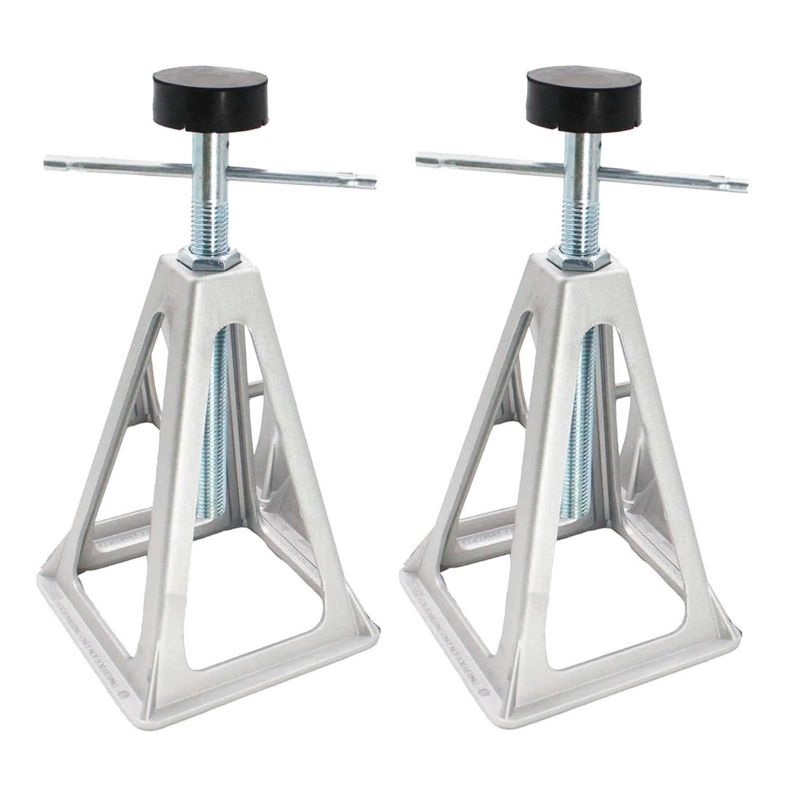 Wzmzjy Jack Stands Leveling Jacks Accessories Aluminum Alloy Adjustable Height Aluminum 2pcs