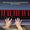 thumbnail image 1 of 32 Key Melodica, Ergonomic Design Wind Musical Instrument with Builtin Keyboard for Beginners Melodica Lovers, 1 of 7