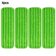 4 Pack Reusable Mop Pads for Swiffer PowerMop Microfiber Power Mop Pads Refill Washable,Green