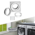 thumbnail image 2 of Juego De Conectores De Conducto De Secadora De Ventilación Para Pared, Ventilador De Escape, Lavadora Secadora Sin Manguera, 2 of 8