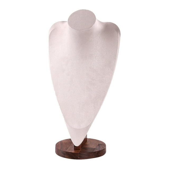Soporte de busto con cadena para exhibición de collares, estante de almacenamiento con estilo para dormitorio, comercios, tiendas, encimera, joyería