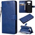 thumbnail image 1 of HAHDAXIA Compatible for Case LG V20 Mini, PU Leather Folio Card Holder Storage Wallet Case,Magnetic Closure Shockproof Kickstand for Women Men Blue & 2X Screen Protector, 1 of 7