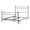 Hammered Brown/Hammered Brown, variant on Dexter Complete Metal Bed and Steel Support Frame with Decorative Castings and Finial Posts, Hammered Brown Finish, King