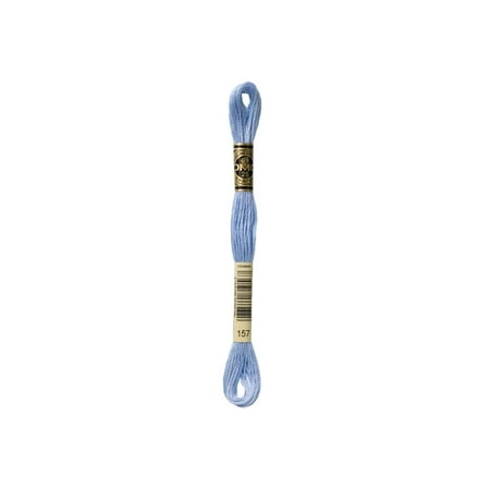 UPC: 0077540810567 | DMC Six-Strand Embroidery Floss – #157 Very Light Cornflower Blue