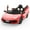 Red, variant on Licensed Lamborghini 12V Kids Electric Ride-On Car – Battery Powered Sports Car Toy with Remote Control, 2 Speeds, MP3 Player, Music, LED Headlights, Hydraulic Doors – For Toddlers & Kids – Yellow