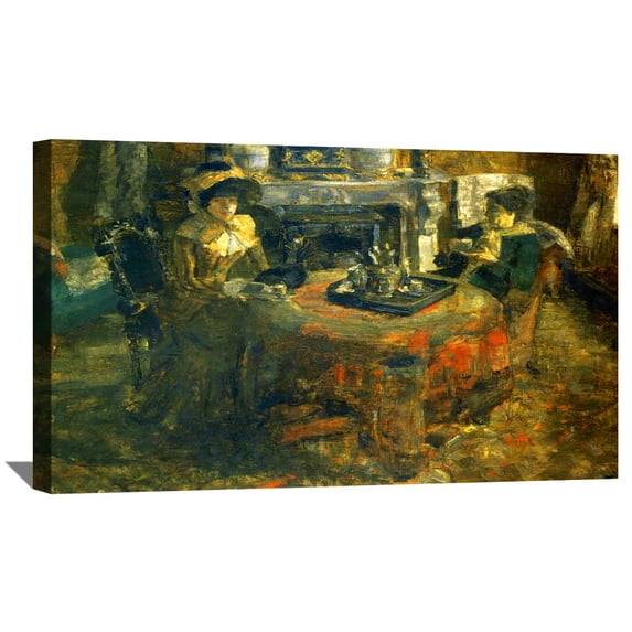 James Ensor Painting Art Print Afternoon in Ostend-c Canvas Art Framed Wall Art