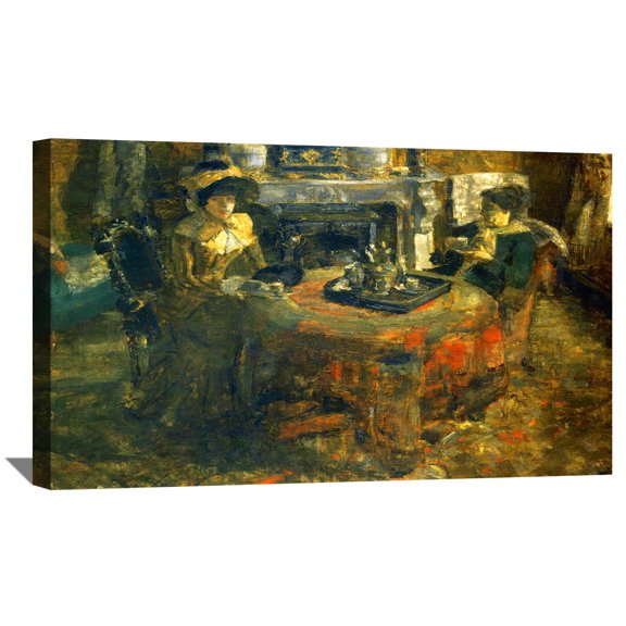 James Ensor Painting Art Print Afternoon in Ostend-c Canvas Art Framed Wall Art
