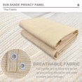 thumbnail image 5 of Alion Home Sun Shade Privacy Panel with Grommets on 4 Sides for Patio, Awning, Window, Pergola or Gazebo Banha Beige 8' x 8', 5 of 5