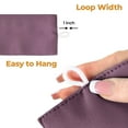 thumbnail image 6 of Superior Blackout Solid Light Filtering Grommet Curtain Panel Set, 46" x 108", Wisteria, 6 of 14