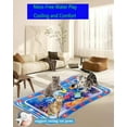 thumbnail image 4 of Upgrade Thickened Water Sensor Play Mat for Cats,Cat Cooling Pad Keep Your Pets Cool in The Summer,Cat Water Play Mat with Fish for Pet Play,Cat Water Mat Toy for Kids,Pets, 4 of 6