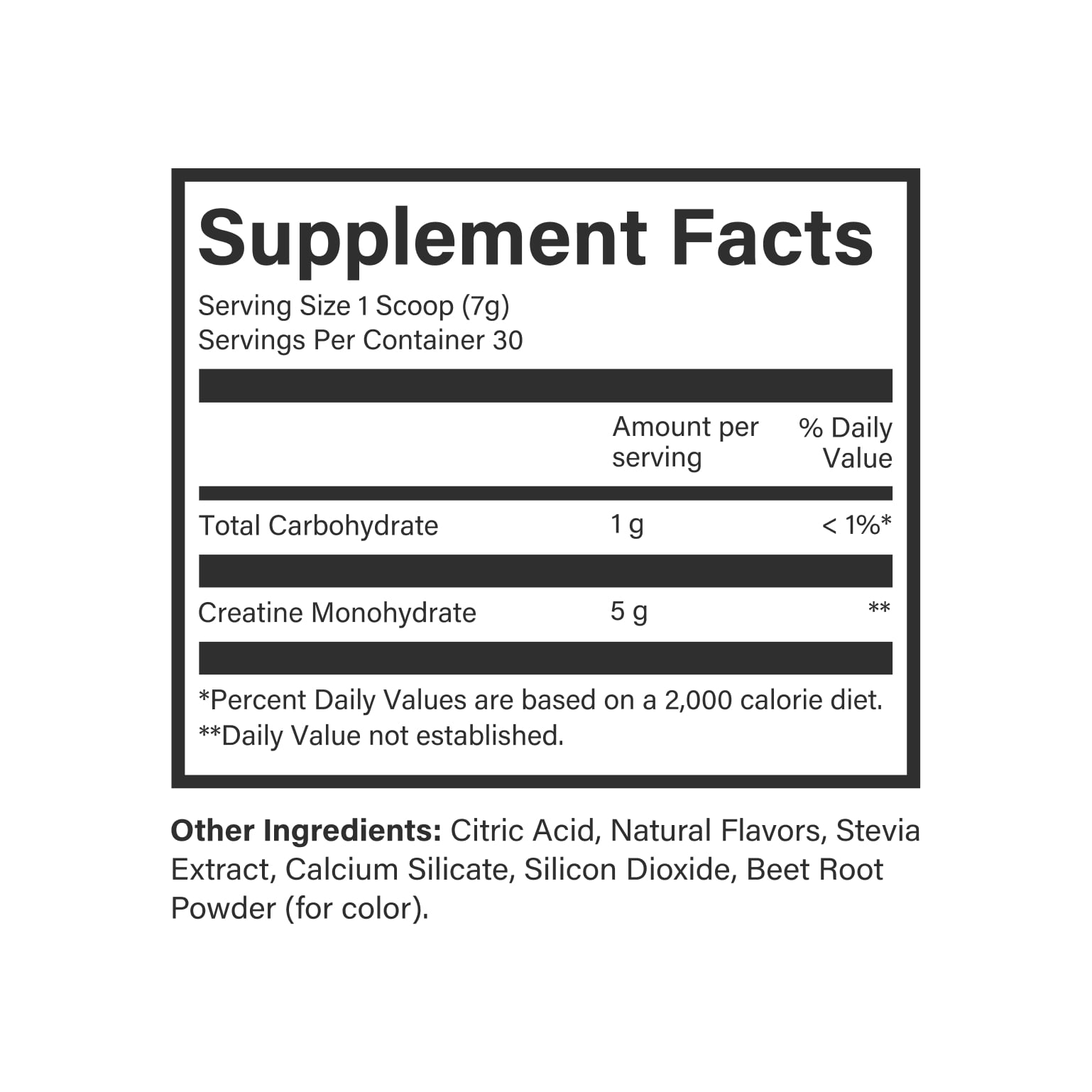 Beam Creatine Powder – Micronized, Third Party Tested Monohydrate for Strength & Recovery, Raspberry Lemon