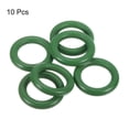 thumbnail image 3 of Unique Bargains 10Pack 55mm(2.2-inch) Wood Rings, Natural Smooth Colorful Wood Circles, Dark Green, 3 of 4