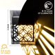 thumbnail image 3 of Luces solares para vallas, paquete de 8, decoración para exteriores, patrón único, luces LED impermeables para exteriores, decoración automática, terraza, patio, escaleras, patio, escalones, pared, c JFHHH pequeña, 3 of 5