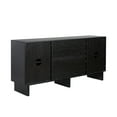 thumbnail image 5 of Walker Edison 58" Scandi TV Stand for TVs up to 65” with Beveled Drawers, Black, 5 of 16