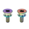 thumbnail image 4 of Titanium Alloy Mountain Bike Crank Bolt Bottom Bracket Screw Square Hole Center Shaft Fixing, Portable and Compact, Waterproof, Anodized, 4 of 7