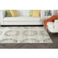 thumbnail image 4 of Transitional 5x8 Area Rug (5'3'' x 7'3'') Mediterranean Tile Ivory, Seafoam Living Room Easy to Clean, 4 of 8