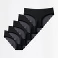thumbnail image 2 of Seamless Underwear for Women Cheeky Bikini, Microfiber Soft Stretchy No Show Invisible, Elastic Waistband All Day Comfort Panties S-XL, 2 of 5