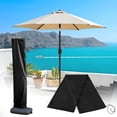 thumbnail image 6 of SouMaox Patio Umbrella Cover, Heavy Duty Water-Resistant 190D Cloth Storage Bag with Drawstring Closure, Sun Rain Protection for Center Pole Cantilever Umbrellas, 17.72" x 89.76", 6 of 7