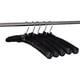 thumbnail image 5 of Perchas Acolchadas de Satén Grandes de 15 Pulgadas, Perchas de Seda para Vestidos de Novia, Abrigos, Trajes, Blusas (Negro, Paquete de 15), 5 of 5