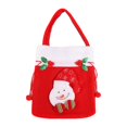 thumbnail image 1 of Christmas Drawstring Gift Bag Red Treat Pouch Spacious Bag Present Bag Packaging Snowman, 1 of 9