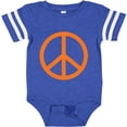 thumbnail image 3 of Inktastic Funky Orange Peace Sign Boys or Girls Baby Bodysuit, 3 of 5