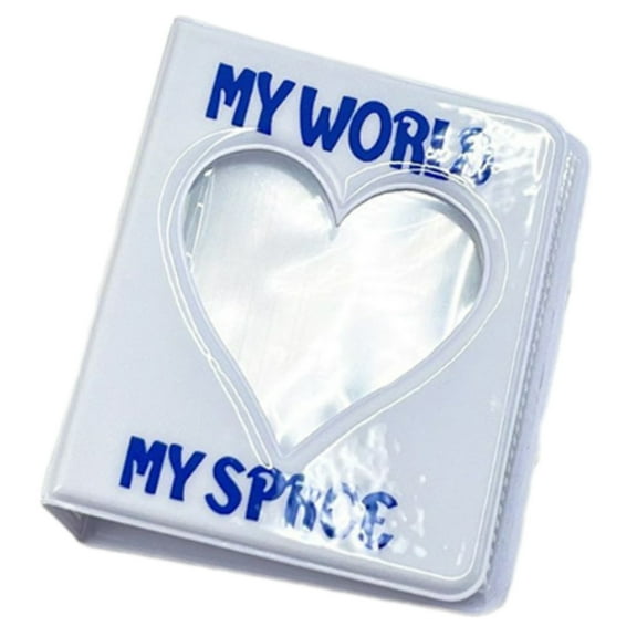 AOOOWER 3Inch Photo Album Small Card Holder Cartoon Photocard Binder Cards Collect Book For 64 Cards Pocket
