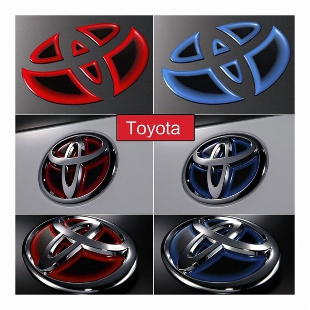 Toyota Car Steering Wheel Logo Decal