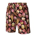 thumbnail image 4 of Logiee Ice Cream Cake Print Mens Swim Trunks Quick Dry Board Shorts,Breathable Hawaii Beach Shorts Swimwear Bathing Suits-XX-Large, 4 of 6