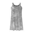 thumbnail image 5 of Robe Décontractée Sans Manches pour Femmes, Longueur Genou, Coupe Ample, Imprimée, Robe de Soleil, Col Rond, Fluide, pour Printemps et Été, 5 of 5