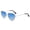 Gold Frame, Transition Blue Lens, variant on Women Lovely Heart Shape Sunglasses Halloween Cat Eye Retro Sun Glasses UV400