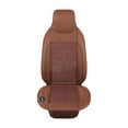 thumbnail image 1 of Cojín de asiento ventilado, cubierta de asiento de refrigeración para vehículo, Protector de asiento de oficina, automotriz para conducción de verano, 12V Marrón, 1 of 8