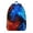 Fashion Backpack, variant on Mandala Bohemian Ethnic Style School Backpack for Women, Vintage Canvas Daypack with Colorful Trippy Geometric Mandala Print, Lightweight Artistic Meditation Travel Bag