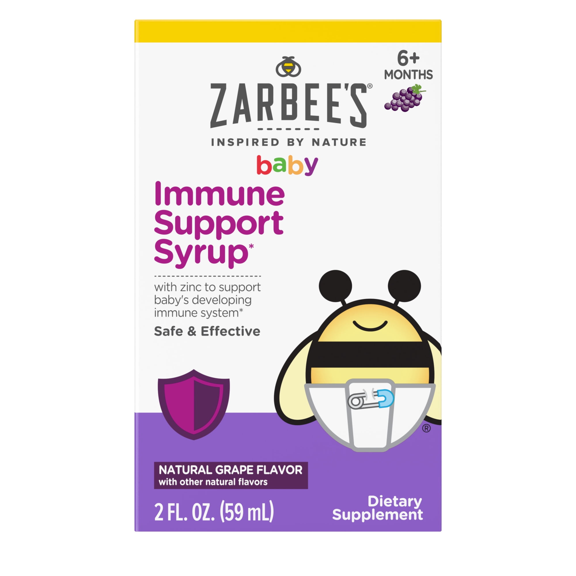 Zarbee's Baby Immune Support Syrup 2 fl. oz