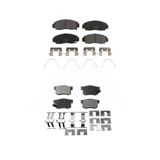 TEC Front Rear Ceramic Brake Pads Kit for Car Honda Civic Accord Acura TL TSX CL RL KTC-100225