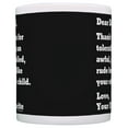thumbnail image 3 of ThisWear Fathers Day Mug Dear Dad Thank You Tolerating Spoiled Brat Child Mug Coffee Mug Black, 3 of 4
