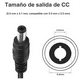 thumbnail image 4 of Eliminador 12v 6a Cargador  Bloosom Adaptador De Corriente Negro, 4 of 4